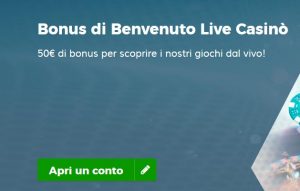 Bonus Benvenuto Live StarCasinò