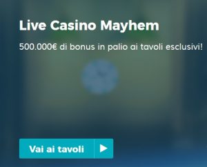 Live Casino Bonus StarCasinò 500.000€!