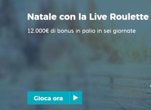 StarCasinò, Natale con la Live Roulette