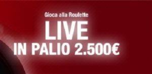 Bonus roulette live 2.500€ GD Casino